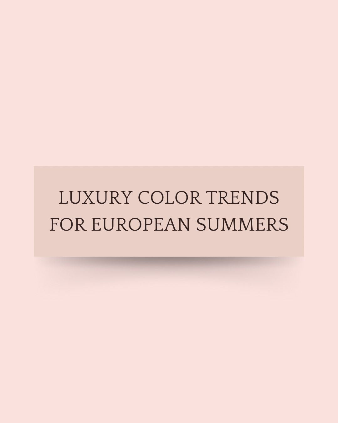 Luxury European summer fashion color trends by Saurutu Heritage Couture