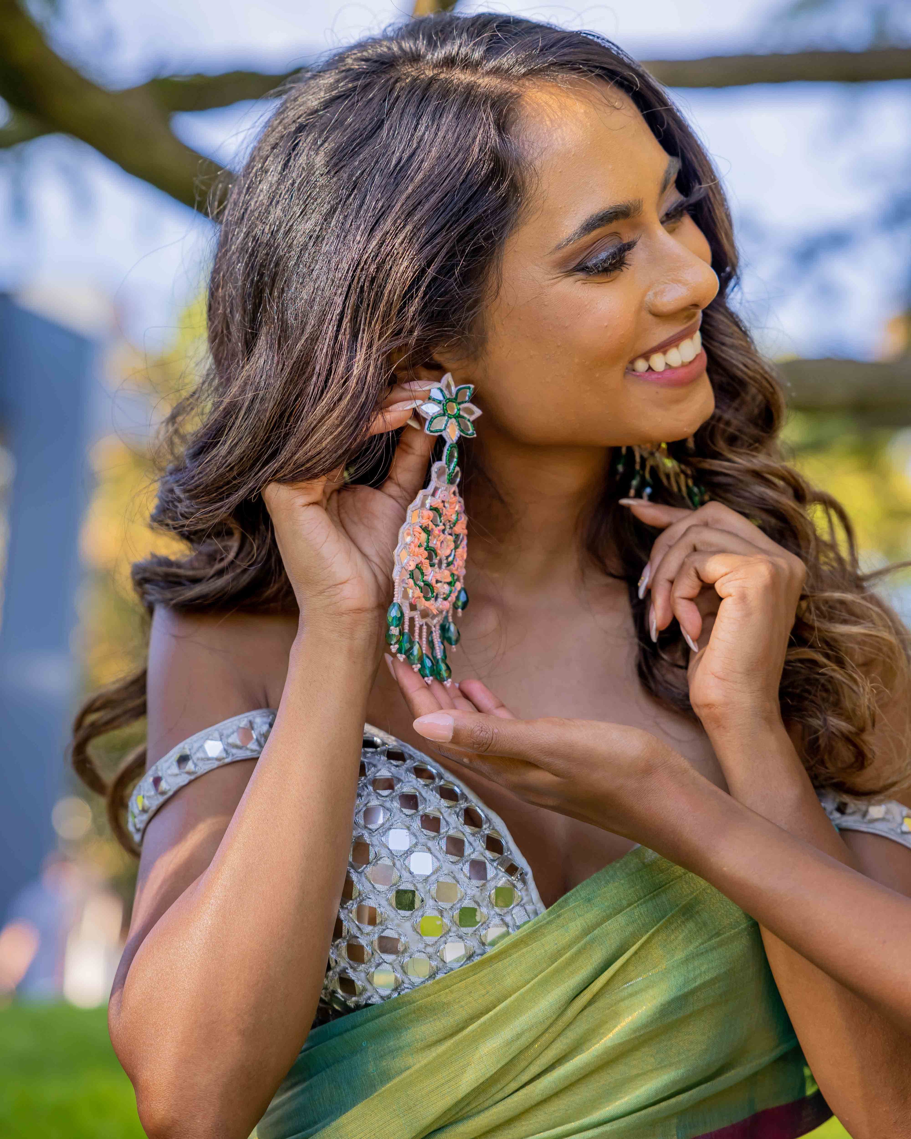 Green Cotton Tissue Saree