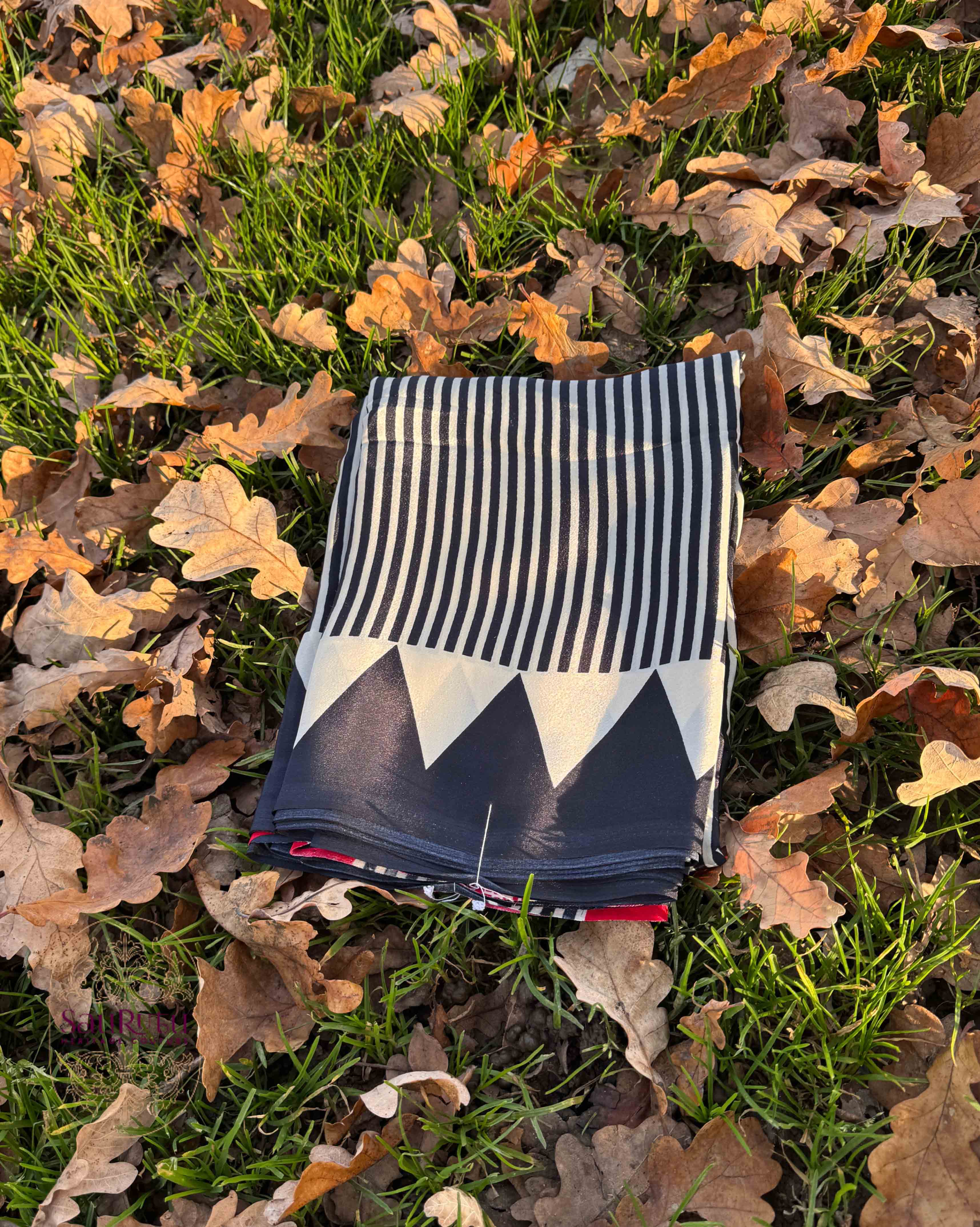 Sabarmati Print Crepe Saree