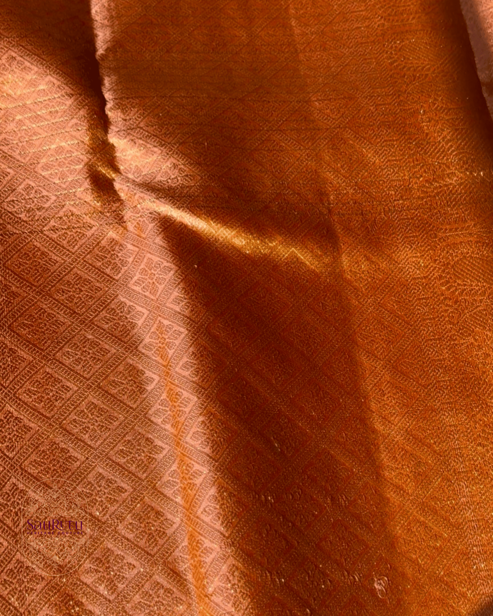 Green Dharmavaram Pure Silk Saree - Saurutu Heritage Couture