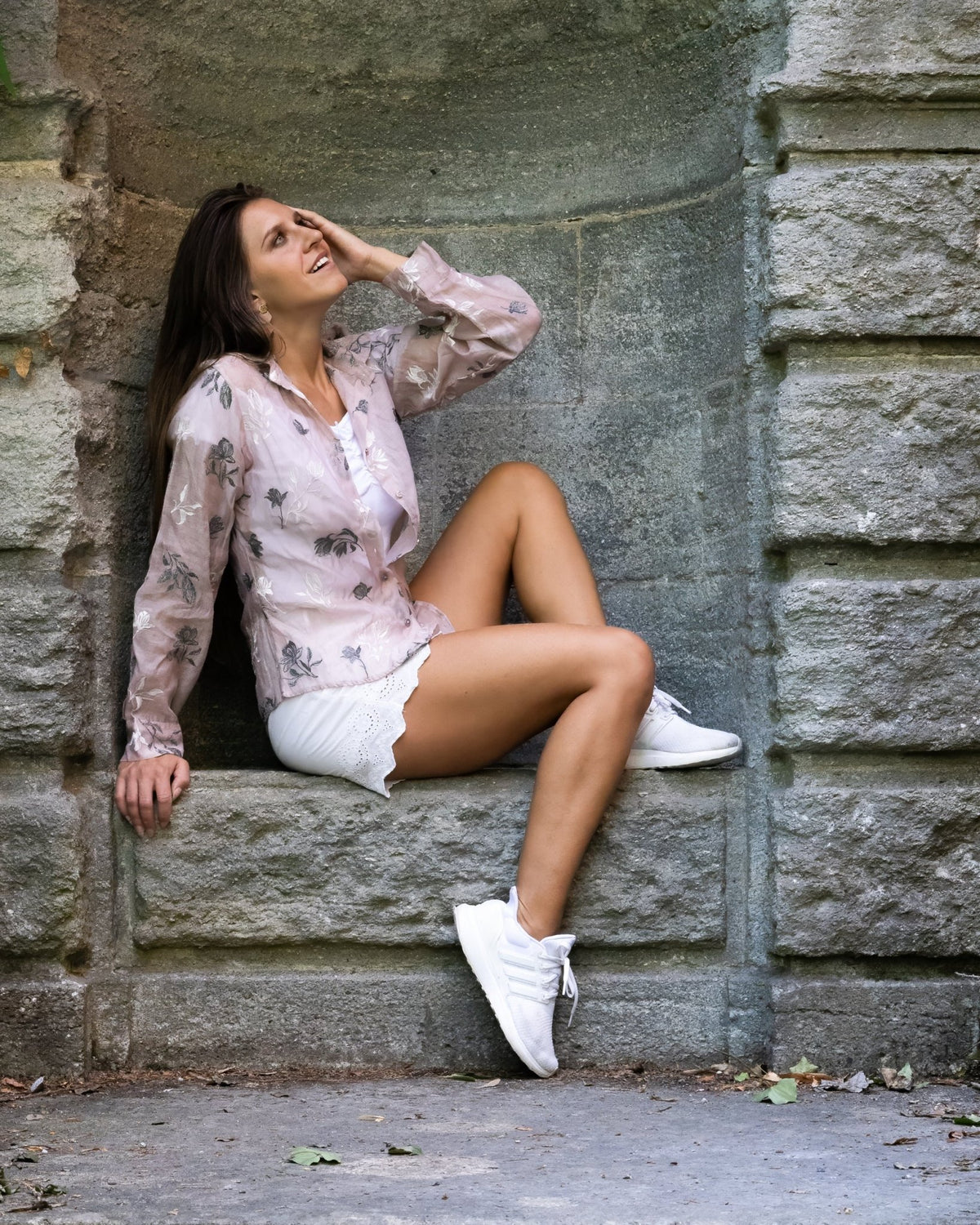 Pink Mul Chanderi Shirt - Saurutu Heritage Couture